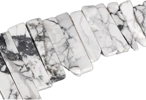 Vista 17 de Cuentas de cristal de amatista natural, tira plana irregular, cuentas sueltas de palo para hacer joyas, cristal curativo, pulido o crudo en la parte