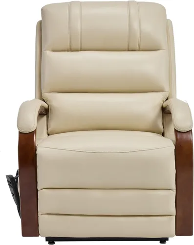 Vista 9 de Trustyue Silla Reclinable de Elevación Eléctrica de Doble Motor, Reclinable Completamente Plana, Silla Elevadora con Masaje y Calor, Asistencia