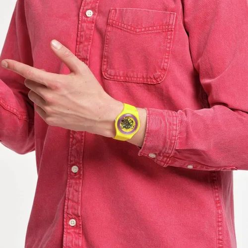 Vista 4 de ISWATCH AZUL Amarillo
