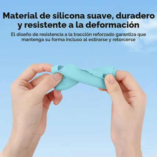 Vista 2 de HRH Funda protectora de silicona compatible con DJI Osmo Pocket 3 Aqua Blue Azul aguamarina