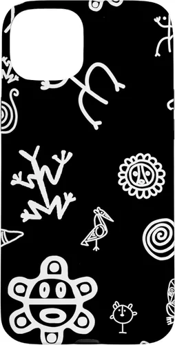 Vista 9 de Simbolos Tainos Tallados Indios de Puerto Rico Boricua Pride - Carcasa para iPhone 17