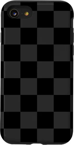Vista 8 de Funda clásica para iPhone 12 Mini a cuadros grandes diseño de cuadros para mujer y hombre