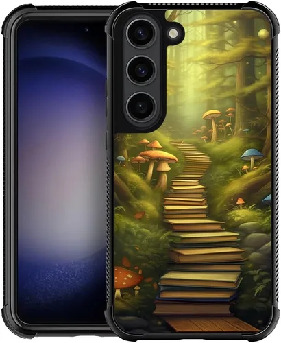 Vista 64 de Funda compatible con Samsung Galaxy S23, diseño de elefantes africanos, diseño increíble a prueba de golpes, antiarañazos, carcasa trasera