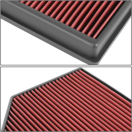 Vista 3 de DNA Motoring AFPN-205-RD - Filtro de aire de panel lavable
