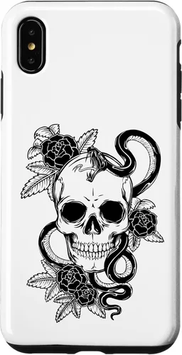 Vista 11 de Gothic Flower Skull Snake Roses Case for iPhone 16