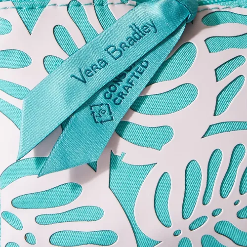Vista 3 de Vera Bradley - Cartera de algodón, con cremallera y compartimiento para la identificación, para mujer