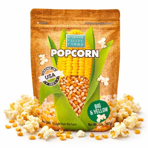 Vista 13 de Palomitas de maíz extra grandes en forma de hongo - Wabash Valley Farms, palomitas de maíz grandes en forma de hongo para reventar, granos