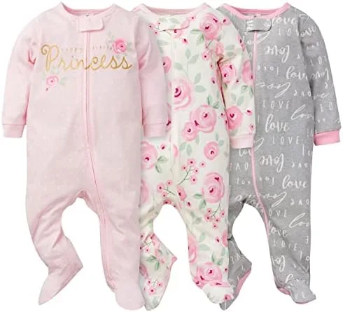 Vista 5 de Gerber Sleep 'N Play - Paquete de 3 para niña
