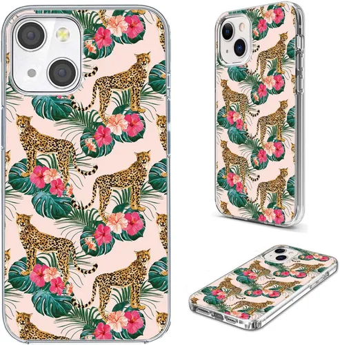 Vista 17 de Funda para iPhone 14/13, funda transparente de TPU suave de ajuste delgado con diseño de paraguas rojo de la torre Eiffel de París, a prueba de Una