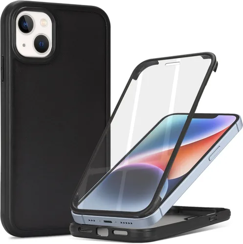 Vista 52 de Funda para iPhone 12 mini con protector de pantalla, color negro
