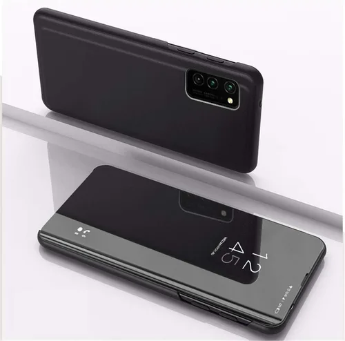 Vista 2 de LEMAXELERS Funda para Galaxy Note 20 Ultra Slim Mirror Design Clear View Flip Bookstyle Ultra Slim Funda protectora con función atril para Galaxy