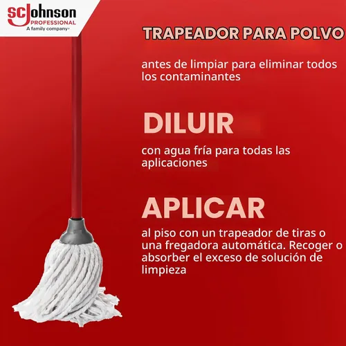 Vista 7 de SC Johnson Professional Limpiador de suelos y superficies de pH neutro resistente, concentrado de limpiador de pisos, botella de 32 onzas líquidas