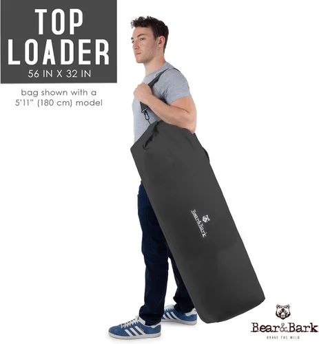 Vista 6 de Mochila de lona deportiva para el gimnasio viajes deportes senderismo