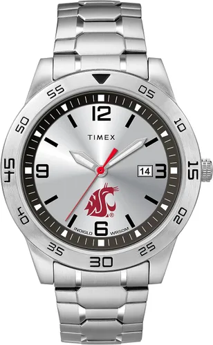 Vista 4 de Timex Tribute Reloj de cuarzo para hombre Citation de 42 mm con correa de acero inoxidable