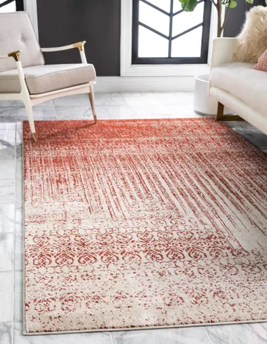 Vista 10 de Unique Loom Del Mar Collection Alfombra de Área - Jennifer (5' 1" x 8' Rectángulo, Gris/Negro)