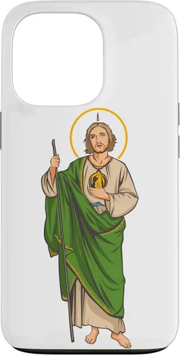 Vista 10 de Funda para iPhone 16 San Judas Tadeo. Santo De Las Causas Difícil