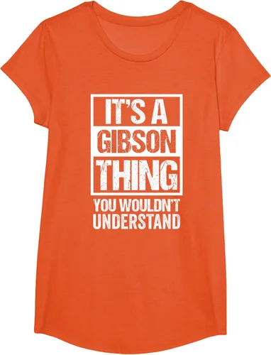 Vista 74 de It's A Gibson Thing You would Not Understand - Camiseta con nombre familiar, Negro, S