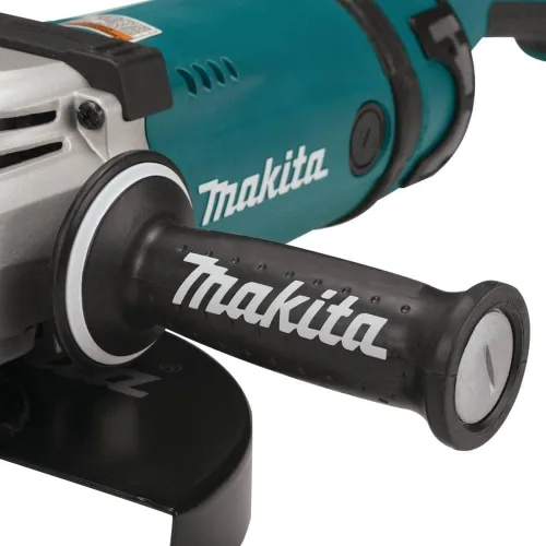 Vista 3 de Makita GA9031Y Amoladora angular de 9 pulgadas, verde azulado