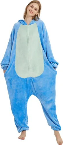 Vista 3 de Pijama unisex para adultos, disfraz de animal para Halloween