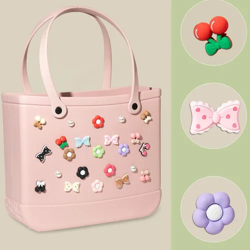 Vista 46 de Mon Caramel Resina Bolsa de Playa Accesorios Encantos,Resina Playa Totes Accesorios Insertos,Daisy Flower Bag Charms