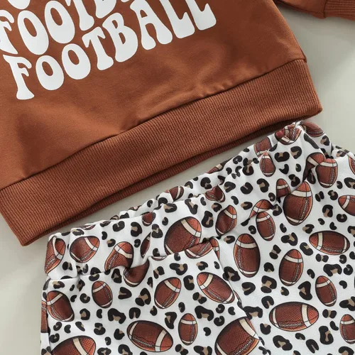 Vista 6 de Karuedoo Conjunto de sudadera de manga larga para bebé niña con pantalones acampanados para otoño e invierno
