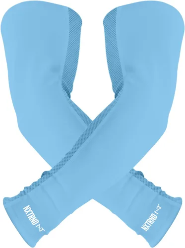 Vista 60 de Nxtrnd Air-TEK - Mangas de compresión para hombre, par de fútbol transpirable
