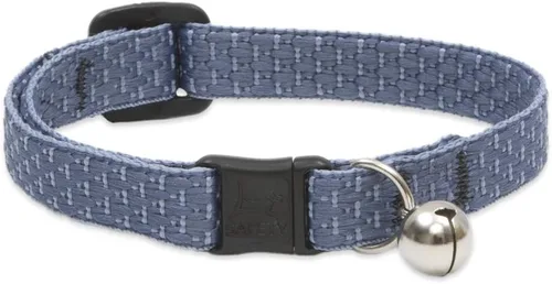 Vista 3 de LupinePet Collar de seguridad Eco de 1/2" Berry Cat con campana, 8-12