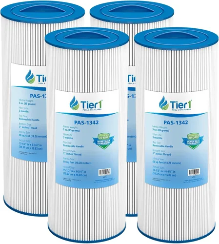 Vista 10 de Tier1 Cartucho de filtro de spa de repuesto para Jacuzzi J300 y J400 Compatible con 6541-383, PJW60TL-OT-F2S, 6CH-961 15-1/2 pulgadas x 6-3/4