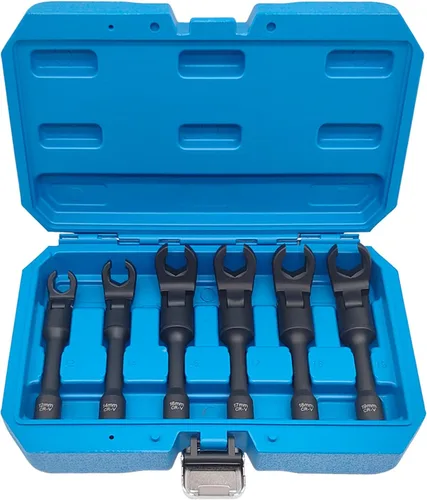Vista 13 de 3PCS 1/2" Dr. 12 Point Common Rail Injection Fuel Line Socket Set