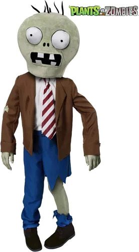 Vista 2 de Disfraz de Plants vs Zombies para niños disfraz de personajes de videojuegos para niños Marrón