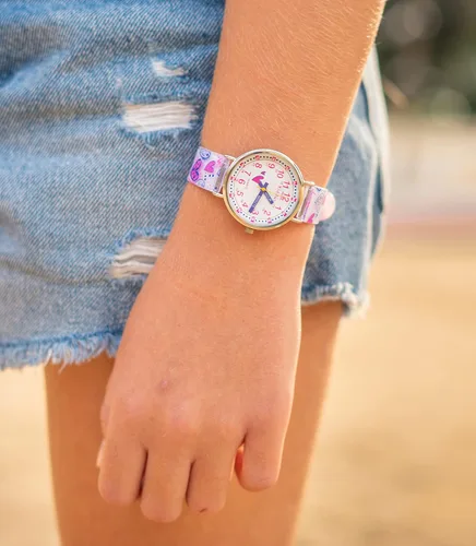 Vista 6 de Kiddus Educational Kids Watch for Children Boy and Girl. Analogue Time Teacher Wristwatch with Exercises. Japanese Quartz Movement. Easy to Read and