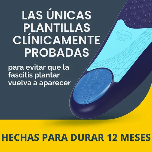 Vista 3 de Plantillas ortopédicas Dr. Scholl's para alivio de fascitis plantar para mujeres - La única plantilla comprobada que detiene el regreso