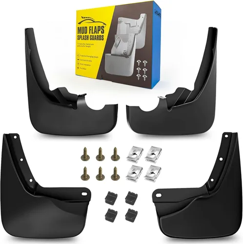 Vista 13 de Aleta de lodo Compatible con 2009-2010 Do-dge Ram 1500/2500/3500, 11-18 Ram 1500/2500/3500, Compatible con ruedas traseras simples, No es compatible