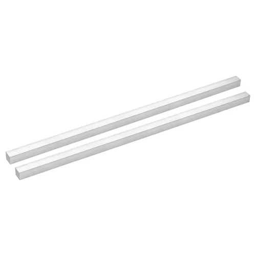 Vista 30 de uxcell Barra plana cuadrada de aluminio, 1-1/2" de espesor 1-1/2" de ancho 12" de longitud Barra cuadrada de aluminio 6061, placa plana de aluminio