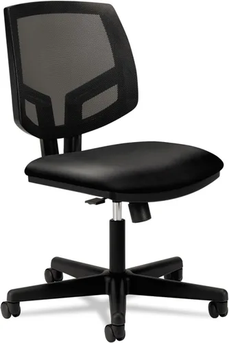 Vista 10 de HON Volt H5713 - Silla tapizada para computadora con respaldo de malla, para escritorio de oficina, color negro