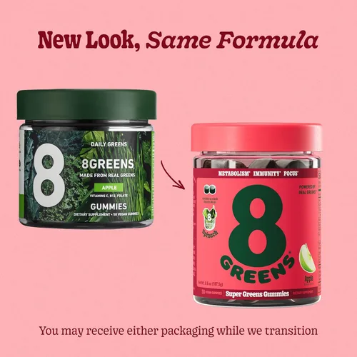 Vista 7 de 8Greens Gomitas de Superalimentos Diarios - Potenciador de Superalimentos, Energía y Apoyo Inmunológico, Hecho con Verdaderas Verduras, Polvo