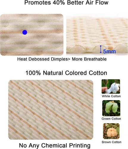 Vista 4 de Almohadilla de cama de transferencia con asas, 100% algodón, impermeable, 39×47 in Soft Cotton Comfort, Waterproof Protection, and Safer Patient