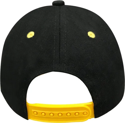Vista 5 de DC Comics Batman - Gorra de béisbol 3D negra para niños de 2 a 5 años, Amarillo