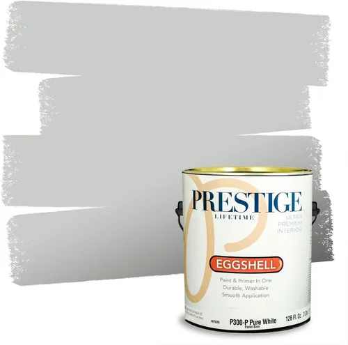 Vista 34 de PRESTIGE Paints - Pintura interior e imprimación en uno, 1 galón, cáscara de huevo, pimienta envejecida