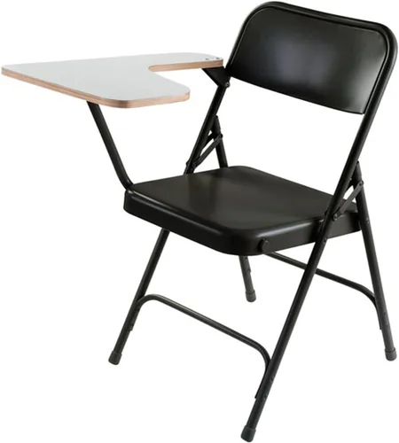 Vista 5 de National Public Seating Silla plegable con brazo para tableta de la serie NPS 5200