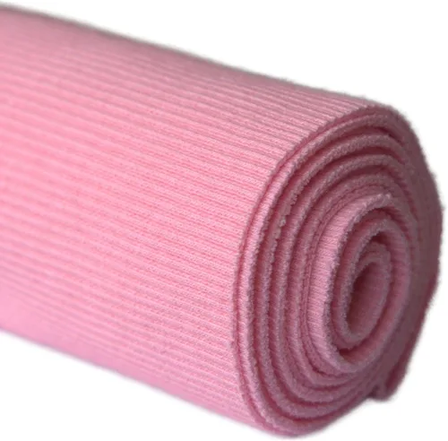 Vista 95 de TinaKim Tela elástica acanalada, cinturas, cuello, puños, chaqueta, sudadera con capucha, material para coser ropa (rosa 1, 43 x 8 pulgadas)