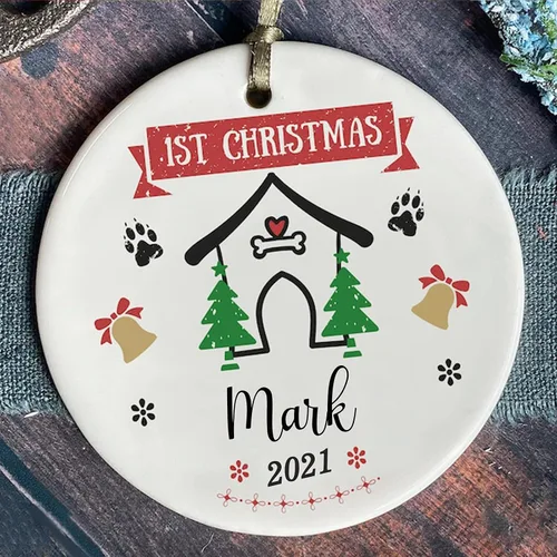 Vista 21 de Adorno de Navidad para mascotas, adorno de Beagle, regalos para amantes de mascotas, regalo conmemorativo para mascotas, recuerdo de Beagles