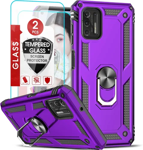 Vista 99 de LeYi Funda para Samsung Galaxy A05 (no compatible con A05S) con protector de pantalla y protector de lente de cámara, funda resistente de grado Negro