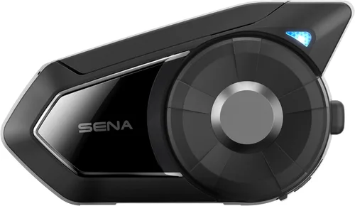 Vista 7 de Sena 30K Sistema de comunicación de auriculares Bluetooth para motocicleta con malla, altavoces HD, paquete doble