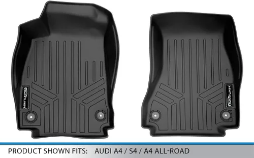 Vista 4 de MAXLINER Juego de alfombrillas de piso y forros de primera fila para Audi A4 / S4 Sedan / A4 Allroad 2017-2025