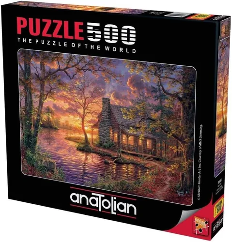 Vista 3 de Anatolian Puzzle - Ocultar lugar 500 piezas Rompecabezas # 3608