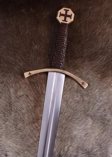 Vista 3 de Comerciante de batalla - Espada Templaria con Cruz Pattée