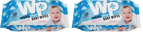Vista 3 de WIPESPLUS Toallitas para bebés sin fragancia para bebés y niños, 80