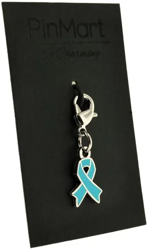 Vista 3 de PinMart Awareness Ribbon Enamel Charm Jewelry