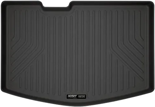Vista 13 de Husky Liners Weatherbeater Alfombrillas de piso Compatible con Hyundai Santa Fe 2013-2018; Hyundai Santa Fe XL 2019 2da fila, 1 pieza negro